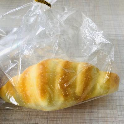 China Recyclable custom printed perforated plastic bopp micro food bag for bread package bag for sale