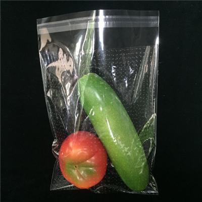 China Recyclable China Flower Packaging Micro Perforated Plastic Bags Custom Perforated Poly Bags for sale