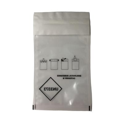 China Custom Moisture Proof Blood Transport Bags For UN3373 Biological Medicine Substance Grade B for sale