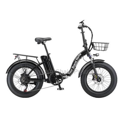 China Aluminum Alloy 500W Motor 13AH Lithium Battery Fat Tire Folding eBike S9 20x4.0 Inch Tire Fat Drop Shipping E-Bike Available for sale