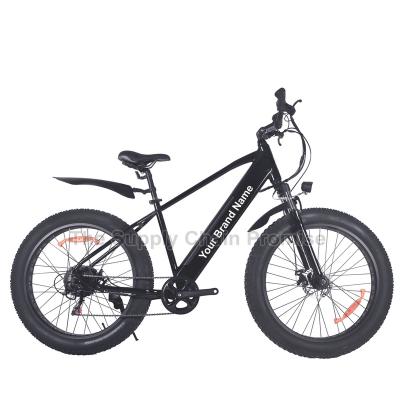 China SW21016 26 inch 500W mountain lithium electric bicycle moped fat tire scooter for sale