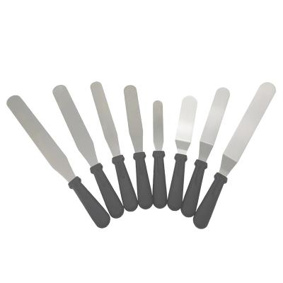 China 01P02 Sustainable Glazing Spatula Food-Rated Stainless Steel PP Handle 8 PC Grill Tool for sale