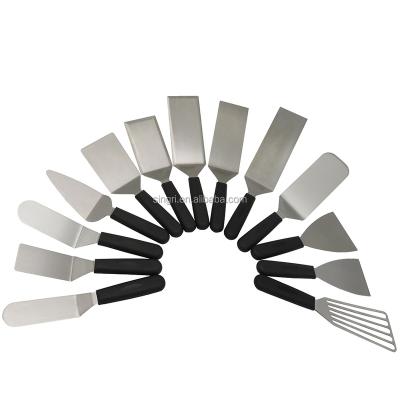 China 01P04 Easily Cleaned Spatula Turner Food-Rated Stainless Steel PP Handle 12 PC Grill Tool for sale