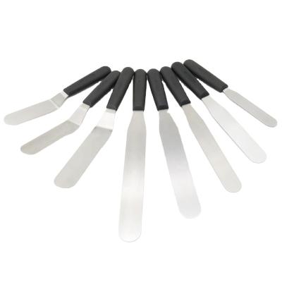 China 01P04 Sustainable Glazing Spatula Food-Rated Stainless Steel PP Handle 8 PC Grill Tool for sale