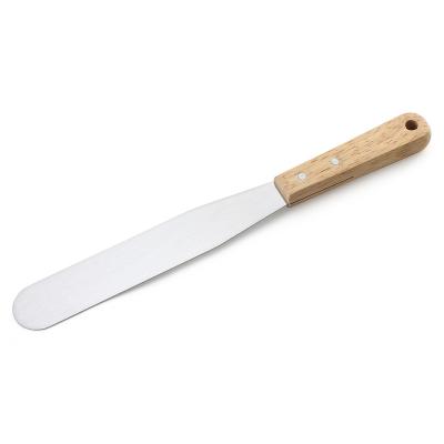 China 01W01R-003 Sustainable Food-Rated Rubberwood Stainless Steel 13.75