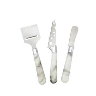 China 02P02 Sustainable Food-Rated Stainless Steel PP Cheese 3pc Knife Gift Set 24.5*17*3.2cm for sale