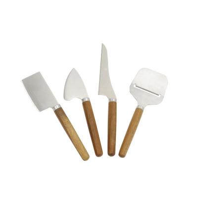 China Blade: Food-rated stainless steel; Handle: Ashwood with bolster supply manufacture cute cheese knives in brand partners for sale