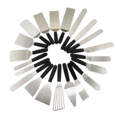 China Easily Cleaned Plastic BBQ Spatula Kitchenware Product Stainless Steel For Branding Business for sale