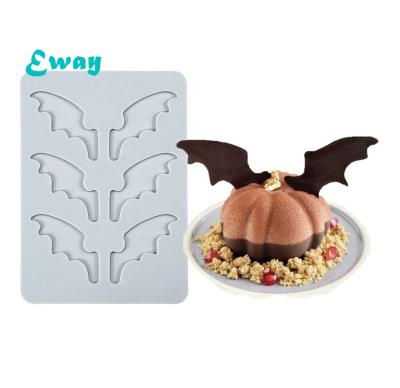 China Halloween Disposable Little Devil Wings Chocolate Cake Topper Decorating Tools for sale