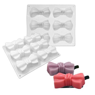 China 2021 Disposable Silicone 6 Cavity Silicone Cake Molds Cake Tools for sale