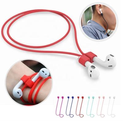 China For Earphone Strap Headset Rope Magnetic Silicone Neck Strings Earphone Anti-lost Rope For Earphone Case Wireless Cover for sale