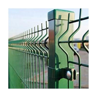 China Factory Price Easily Assembled Heavy Duty Powder Coated Welded Garden Curved Wire Mesh Fence And Garden Fence for sale