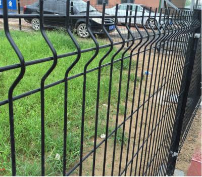 China Easily Assembled Black PVC Coated 3D Fence With Good Quality for sale