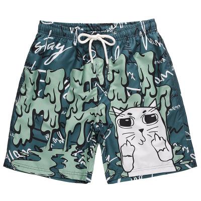 China 2021 men's clothing summer IHJ3788 QUICK-DRY loose and quick-drying beach shorts for sale