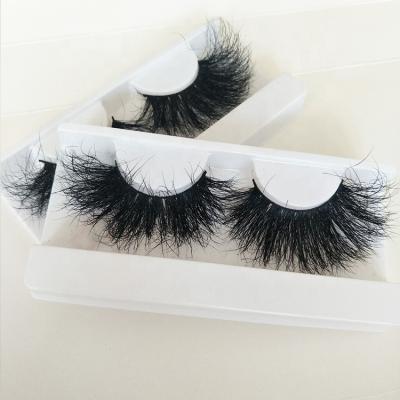 China New Long Lasting Dramatic Tapered Eyelashes 100% Extra Large Dramatic Lashes Real Big 25mm Long for sale