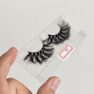 China Long Lasting Fluffy Thick Eyelash Mink Lashes Wholesale Lash Vendor 25m Tapered Curly Thick Mink Eyelash for sale