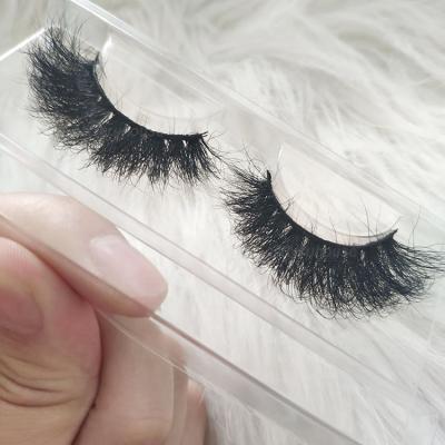 China Mink Eyelashes Extra Curl Thick Super Fluffy Short Tapered Lasting 3D Mink Lashes Fluffy False Lashes for sale