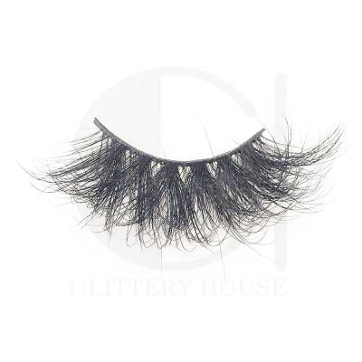 China Wholesale Long Goods 25mm Mink Eyelashes 6d 30mm Siberian Mink Eyelash D Curl Fluffy False Eyelash Vendor Lashes Extension for sale