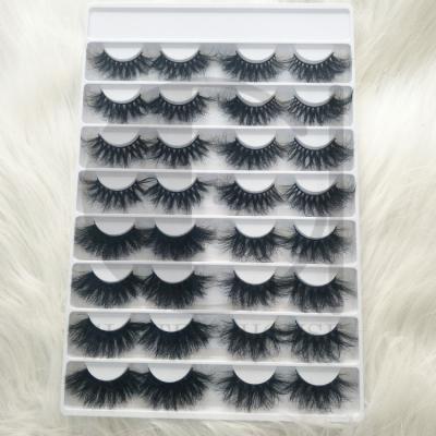 China 25mm Extra Long Lasting 27mm Long Mink Eyelashes Wholesale Mixed Super Fluffy Dramatic Fluffy Mink Lashes for sale