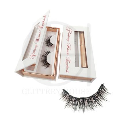 China Wholesale Durable Silk 3d Eyelash Magnetic Eye Liner Lashes Extension Private Label Wick Box Set Magnet Eyelashes for sale