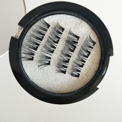 China 100% Real Hair Lasting Cruelty Free Magnetic Lashes Sell Own Brand Magnetic Eyelashes Wholesale Without Glue for sale