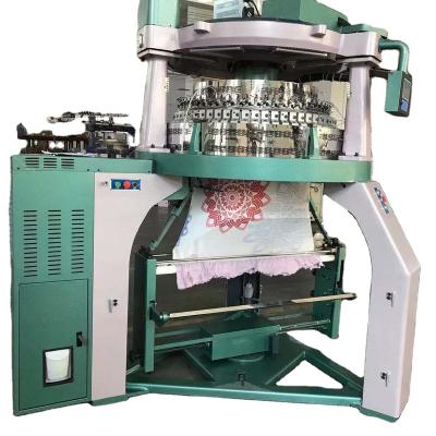 China Double Jacquard Mattress Circular Knitting Machine Weft Mattress Double Jacquard Hometextile Ticking Knitting Textile for sale