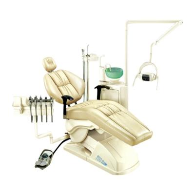 China Acrylic popular dental chair with rotary chair dental unit for sale