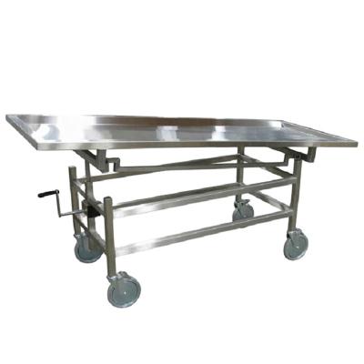 China Customizable Medical Hospital Body Transport Corpse Funeral Trolley, Mortuary Trolley / Mortuary Trolley / Morgue Lifter for sale