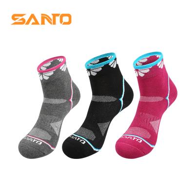 China Latest Design Breathable Multicolor Elastic Cuff Sports Sock Custom Logo Breathable Sport Socks OEM For Women for sale