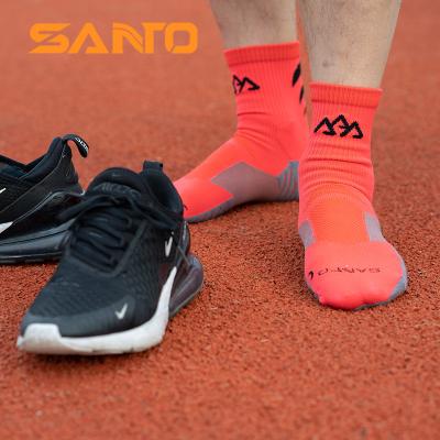 China New Listing Anti Slip Gym Sporty Custom Ankle Sport Outdoor Running Socks Breathable for sale