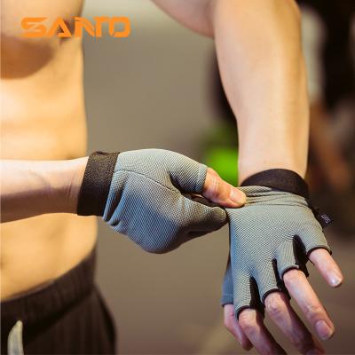 China Anti slip; Quick-drying; Breathable OEM/ODM Acceptable Custom Half Finger Cycling Gloves Breathable For Outdoor Sports Summer for sale