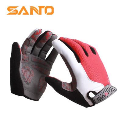 China Anti slip; Quick-drying; Breathable Custom Unisex Riding Gloves Racing Anti Slip Full Finger Gloves Hand Gloves Cycling Sports for sale