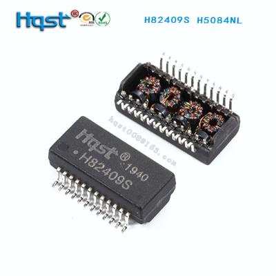 China Switch/Router/PC System/Printer/Server H82409S Ultra-thin2.5mm think LAN 1000BASE-T isolation magnetics modules 24 PIN Gigabit single PIN Ethernet network transformer for sale