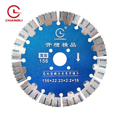 China The circle 156mm high speed 6inch diamond. High Speed ​​Straight Smooth Edge Cutting Concrete Tile Stone Granite Saw Blades à venda