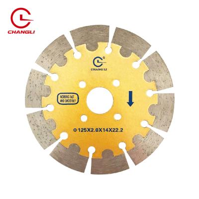 China . High Speed ​​Straight Smooth Edge 5 Inch Super Thin Diamond Saw Blade 125mm Cutting Disc For Cutting Granite Or Porcelain for sale