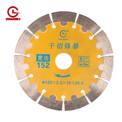 中国 The best price. high speed straight smooth edge 3 year warranty 152mm 6inch diamond saw blade concrete cutting disc for marble 販売のため