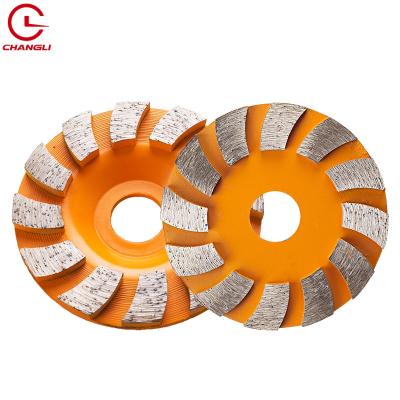 China 90mm Diamond Cup Wheel Abrasive Grinding Wheel Concrete Stone / Grinding Wheel for sale