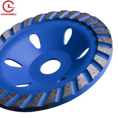 China Newest Type Aluminum Circular Disc Diamond Grinding Cup 100mm Wheel For Stone en venta