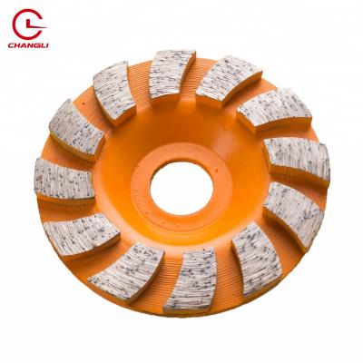 China Low Price Aluminum Sample Offered Disc Diamond Grinding Cup 100mm Wheel For Sale en venta