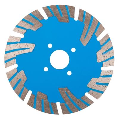 China High Performance Circular Sharp Industrial Dry Cut Circular Diamond Saw Blade For Granite Turbo 4inch 114mm Round Ripple for sale