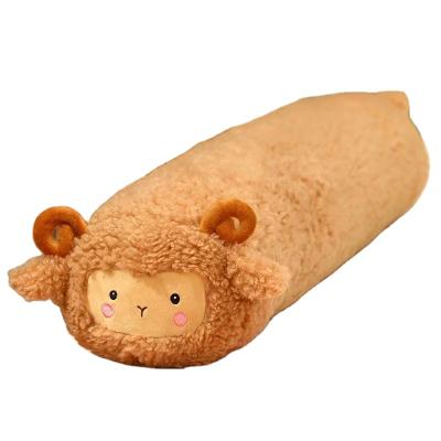 China Lovely Plush Llama Plush Toy Stuffed Sheep Cushion Sleep Soft Animal Toy 80cm 100cm 120cm for sale