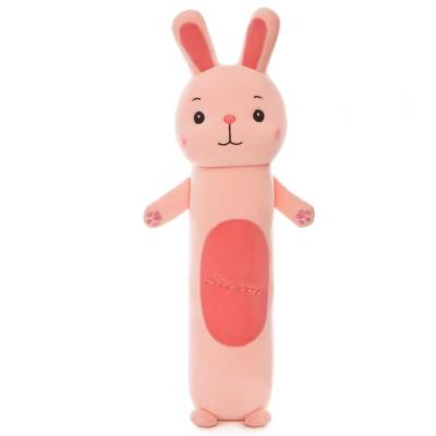 China Tik Tok Amazon Hot Selling Spandex Kawaii Pillow 55CM 70cm 90cm 110cm Long Stuffed Plush Toy Soft Rabbit Stuffed Toys for sale