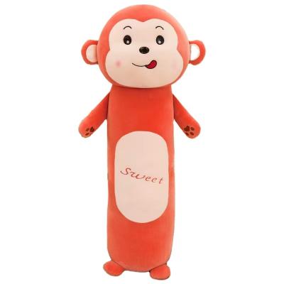 China Custom Custom Logo Anime Cartoon Toy Stuffed Animal Plush Monkey Pillow Throw Hugging Soft Cute 3D Printed Plush Design Printed for Kids for sale