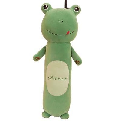 China Hot Selling Custom Cute Cheap Stuffed Frog Pillow Plush Toy For Children Chinese Soft Stuffed Animals National Treasure Frog Plush Toys for sale