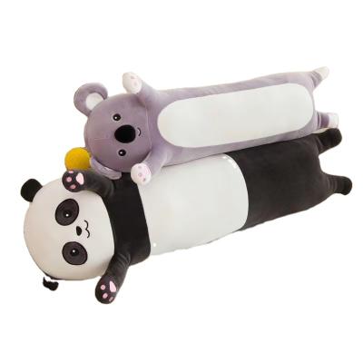 China Wholesale Plush Long Body Cute Kids Stuffed Animal Panda And Stuffed Animal Pillow Koala Pillow Toys Stuffed Animal Panda for sale