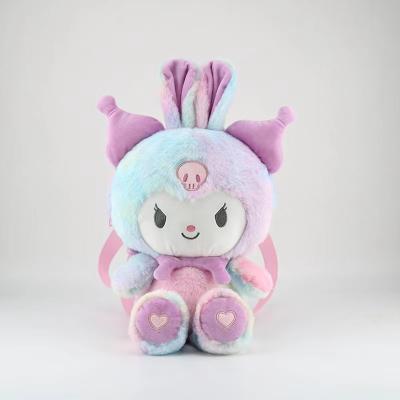 China Plush Customized Backpack Plush Rabbit Kid High Quality Cute Animal School Bag for sale