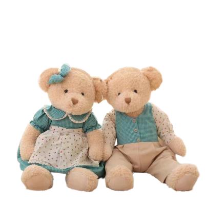 China Teddy Bear Plush Stuffed Comfort Plush Toy With Dress And Costume for sale