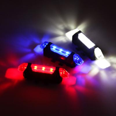 China Waterproof Structure Bicycle Accessories Waterproof Rechargeable Night Lights Bike Tail Light Bike Led Light for sale