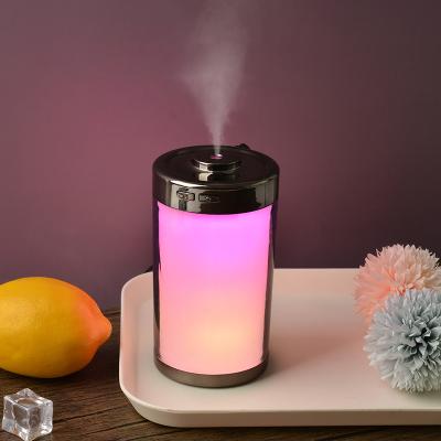 China Portable Car Essential Oil Diffuser Home USB Atomization Humidifier 300ml USB Mini Air Humidifier Car Aroma with Colorful LED Lamp for sale