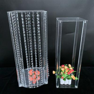 China Eco-friendly New Product Acrylic Flower Stand Wedding Table Centerpiece for wedding table acrylic flower stand for sale